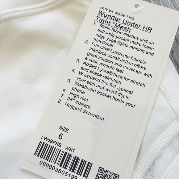 Lululemon High Rise Mesh 28" - Picture 4 of 7